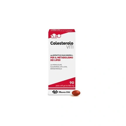 Marco Viti Pharmaceuticals Colesterolo Viti Dietary Supplement For Lipid Metabolism 90 Pearls