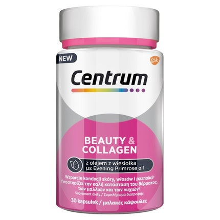 Centrum Beauty & Collagen Support For Skin, Hair, And Nails 30 Capsules