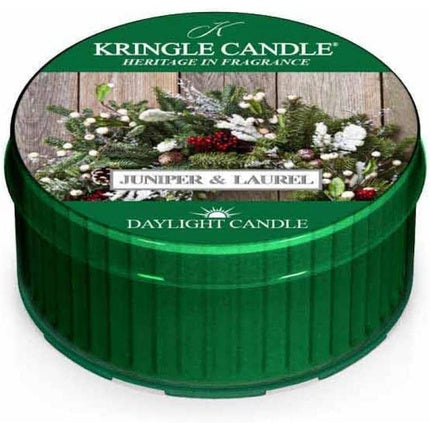 Shumee Kringle Candle - Juniper & Laurel - Daylight Candle 1.25oz