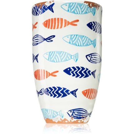 Wax Design Fish Sea Breeze Scented Candle - 21x13 cm