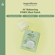 Ongredients AC Balancing PDRN Shot Patch - Acne Pimple Patch for Covering Pimples
