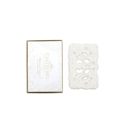 White Porcelain Soap Holder by Castelbel