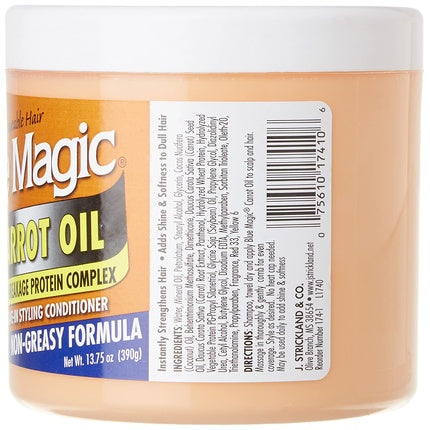 Blue Magic Carrot Oil Leave In Styling Conditioner 13.75 Ounce