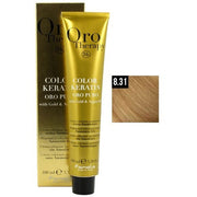 Fanola Oro Therapy Color Keratin 8.31 Hellblond Sand 100ml