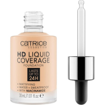 Catrice HD Liquid Coverage Foundation No. 005 Nude Long-Lasting Matte