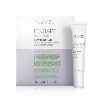 Revlon Restart Balance Clay Scalp Mask 10x 15ml