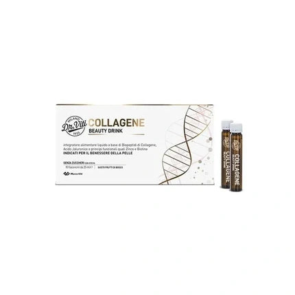 Marco Viti Pharmaceuticals Dr Viti Collagen Beauty Drink Dietary Supplement For Skin Wellness 10 Vials Berry Flavor