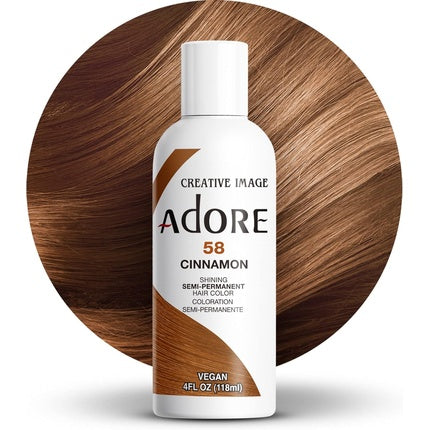 Adore Shining Semi-Permanent Hair Color 58 Cinnamon 118ml