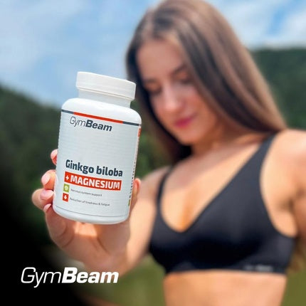 Gymbeam Ginkgo Biloba + Magnesium Capsules 150mg Magnesium 60mg Ginkgo Biloba
