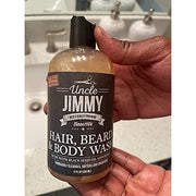 Uncle Jimmy Hair, Beard and Body Wash 12 Oz
