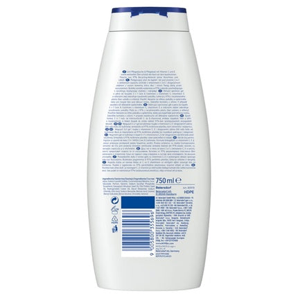 Nivea Shower Bath & Shampoo Care & Cashmere 2 in 1 750ml