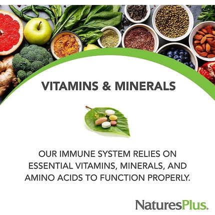 NaturesPlus Immune Boost Natural Immune System Support 60 Tablets