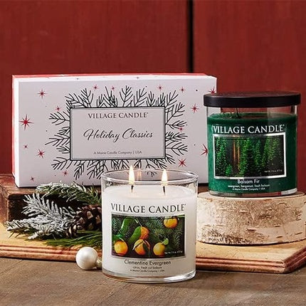 Village Candle Holiday Classics Gift 2 pc