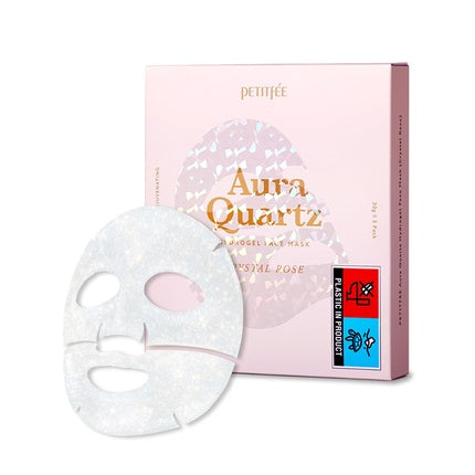Petitfee Aura Quartz Hydrogel Face Mask Crystal Rose 30g
