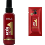 Revlon Professional UniqOne Mask Spray Without Rinse 150ml Nourishing and Repairing Hair Care + UniqOne Shampoo Sample 20ml