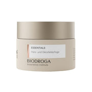 BIODROGA Bioscience Institute Essentials Neck and Decollete Care 50ml - Firming Care Cream with Black Forest Complex, Peptides, and Glow Effect - Paraben-Free, Silicone-Free, Microplastic-Free