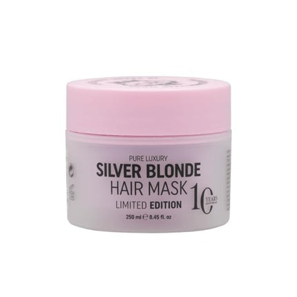 RICH Pure Luxury Silver Blonde Hair Mask Purple Hair Treatment for Blonde Platinum Bleached Silver Gray Ash Brassy Hair 8.45 Oz