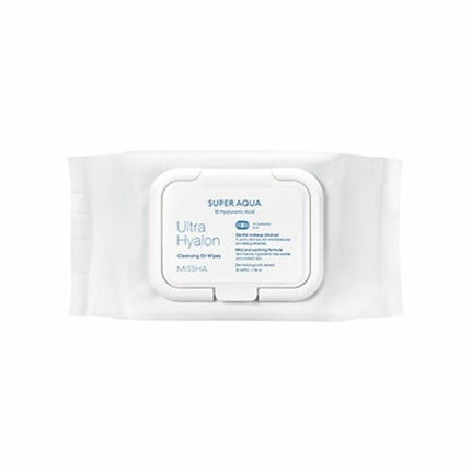 MISSHA Super Aqua Ultra Hyalon Cleansing Oil Wipes 30pcs
