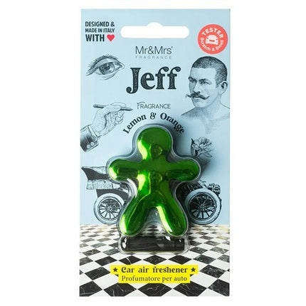 Mr & Mrs Fragrance Jeff Chrome Lemon & Orange Car Fragrance