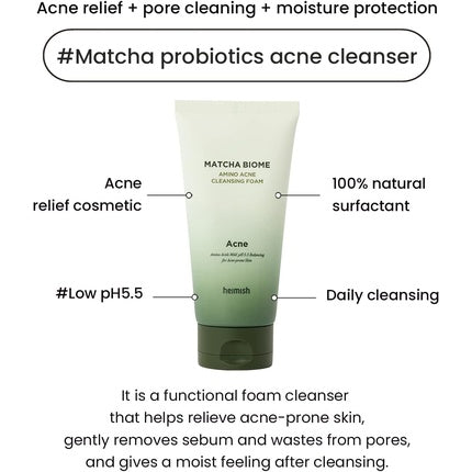 [heimish] Matcha Biome Amino Acne Cleansing Foam 150ml