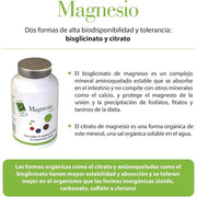 Magnesium Citrate and Bisglycinate Supplement 90 Capsules