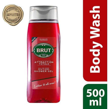Brut Shower Gel 500ml Attraction