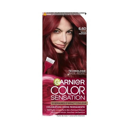 Garnier Color Sensation Deep Red 6.60 Permanent Cream Color