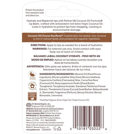 Palmer's Coconut Oil Formula Lip Balm SPF 15 4g