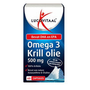 Lucovitaal Omega 3 Krill Oil 500mg - Premium Omega-3 Supplement