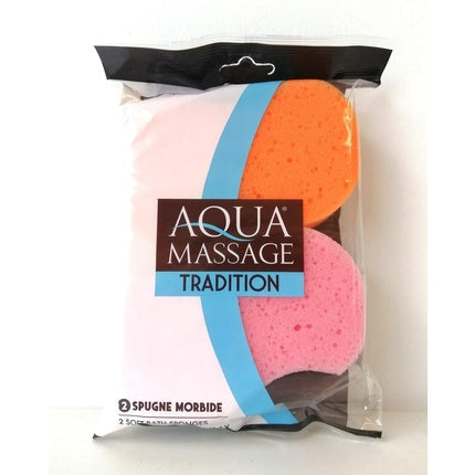 Aqua Massage Tradition 2 Soft Sponges - Pack of 2