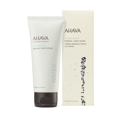 AHAVA Dead Sea Mineral Hand Cream Moisturizer for Dry Cracked Hands 3.4 Fl Oz
