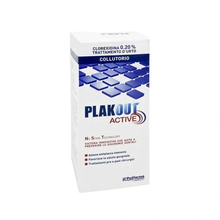 Polifarma Benessere Plak Out Active Mouthwash 020 Intensive Antiplaque Action 200 Ml