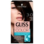 Schwarzkopf Gliss Color 3-0 Deep Brown Permanent Hair Color 143ml