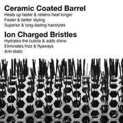 Olivia Garden Newcycle Round Thermal Hair Brush with Ceramic