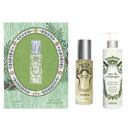 Sisley Eau De Campagne Eau De Toilette 100ml Vaporizer + Bath Gel 250ml
