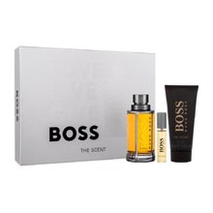 Hugo Boss The Scent Gift Set Eau De Toilette 100ml Miniature Eau De Toilette 10ml And Shower Gel 100ml