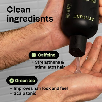 Attitude Men's 2-in-1 Fortifying Shampoo and Conditioner for Fragile Hair