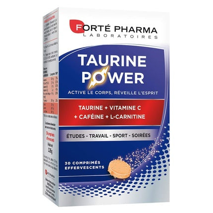 Forté Pharma Energie Taurine Power Energy Supplement 30 Tablets