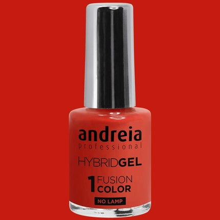 Andreia Professional Hybrid Gel Nail Polish Fusion Colour H41 Coral Tan - 2 Steps No Lamp Required Long Lasting Easy Removal