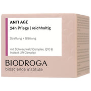 Biodroga Anti Aging 24h Face Cream Rich 50ml - Firming Anti Wrinkle Face Care Day Cream Night Cream Vegan Bioscience Institute