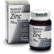 HealthAid Zinc Gluconate 70mg 90 Tablets