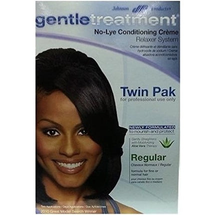 Gentle Treatment No Lye Conditioning Cream Relaxer Twin Pack Regular