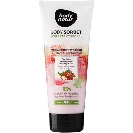 Bodynatur Red Fruits Body Sorbet Vegan Body Sorbet for Sensitive Skin