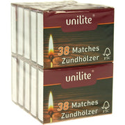 Unilite Matches 10 Piece Pack Each Box 38 Pieces