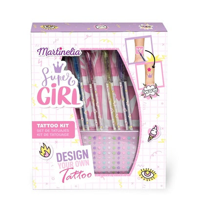 Martinelia Super Girl Tattoo Set for Kids