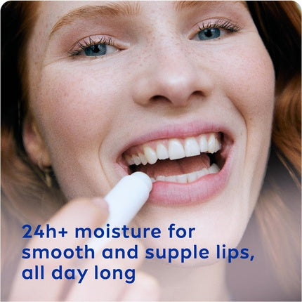 NIVEA Lip Balm Original Care 4.8g Deeply Hydrates Lips for 24h+ with Natural Origin Ingredients Shea Butter and Vitamins