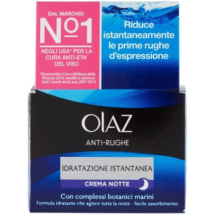 Face Cream Anti-Wrinkle Moisturizing Instant Night 50 Ml