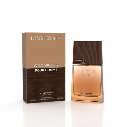 Milestone L'Immensite Wild Woody Eau De Parfum For Men 100 Ml