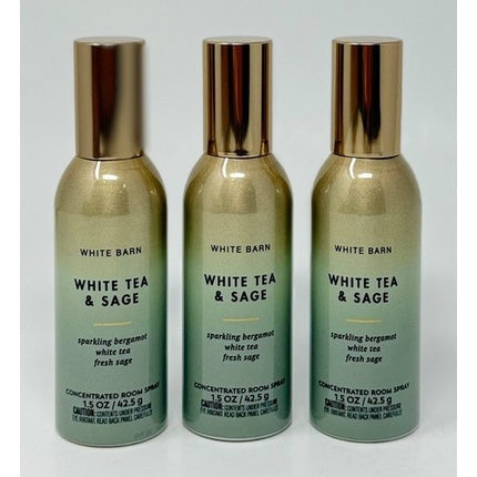 Bath & Body Works White Tea & Sage Concentrated Room Spray Mist Air Freshener