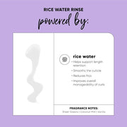 Hask Knot A Chance Rice Water Rinse with Fortifying Rice Water for Wavy and Curly Hair